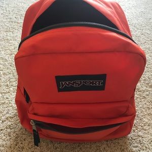 Orange Jansport Backpack